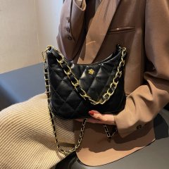 Cross-border women's bags popular bags women's 2024 new fashion hot diamond chain bag shoulder crossbody bag bucket bag