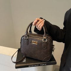 Korean Fashion Handbag 2024 Autumn New Women's Bag Retro College Style Shoulder Bag Casual Versatile Crossbody Bag