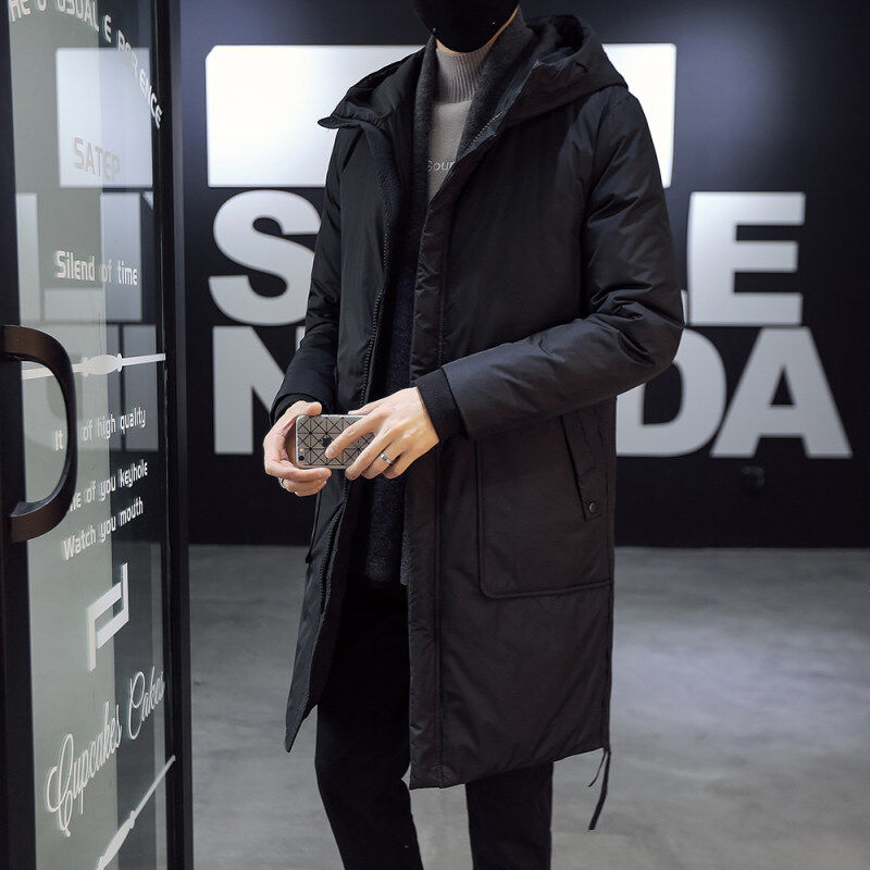 Shopkeeper's popular winter shopkeeper's style large size medium and long cotton-padded down jacket for men