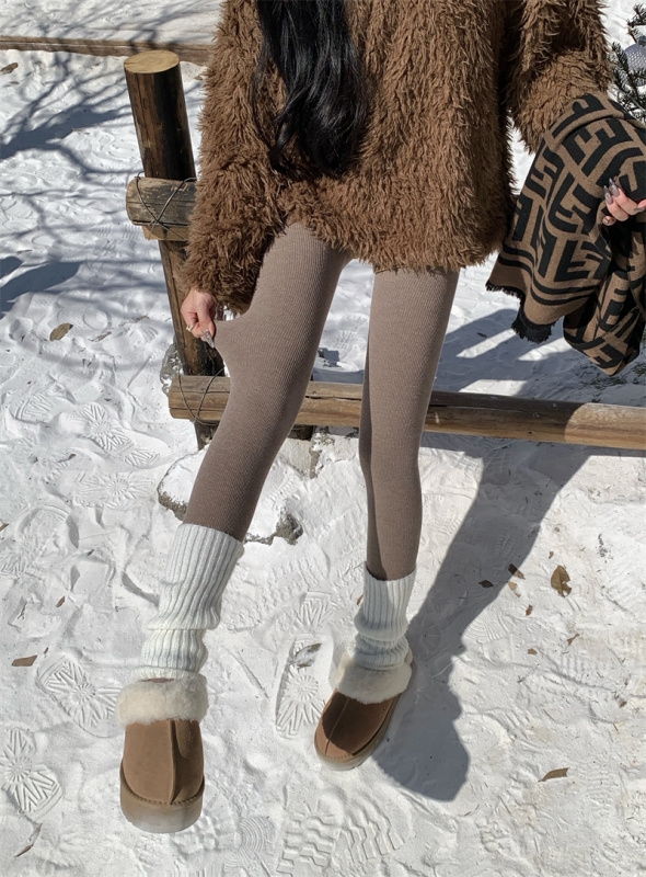 New autumn and winter velvet thickened pantyhose, fleece outer wear, warm, slimming and slimming leggings for women