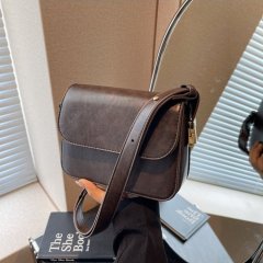 High-end armpit small bag 2024 new versatile ins retro small square bag simple fashion single shoulder crossbody bag