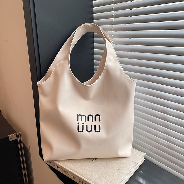 Foreign trade casual large-capacity bag women's 2024 new fashion commuter shoulder bag college student class bag tote bag