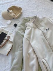 Fleece jacket lining, early winter polar fleece jacket for women, new autumn and winter style lining, lambswool plus velvet thick sweatshirt