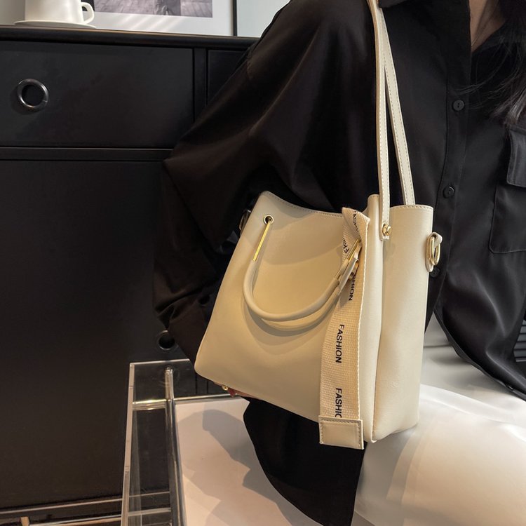 Solid color PU trendy personality daily commuting small bag simple women's bag shoulder bag crossbody bag handheld women's bag