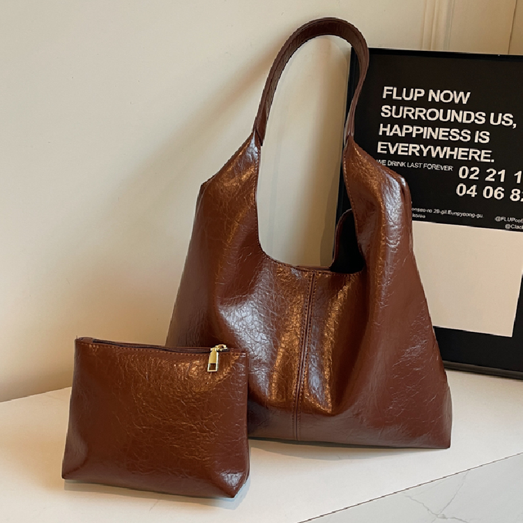 Korean style underarm single shoulder large capacity bag for women new autumn and winter work and commuting retro versatile large bag
