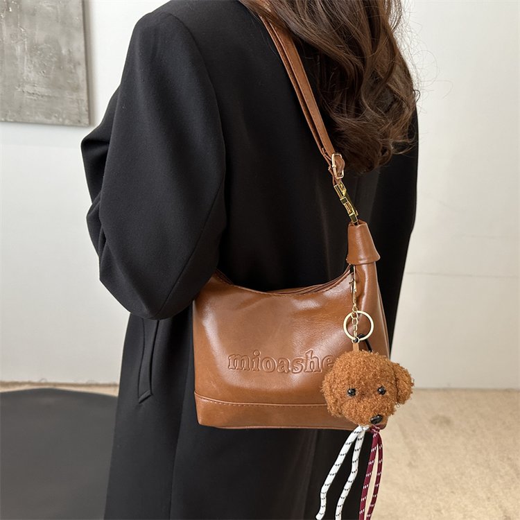 Niche design bag women's 2024 new autumn and winter fashionable shoulder bag handbag crossbody tote bag