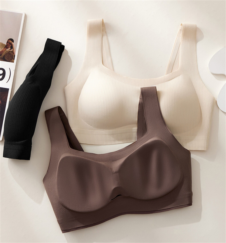 High-quality lifting and shaping seamless underwear with breast pads, soft, skin-friendly and comfortable push-up bra