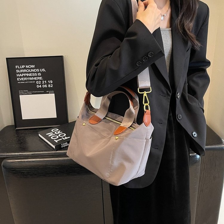 Bags for women, new style simple commuter crossbody bag, women's fashion nylon cloth casual shoulder handheld tote bag