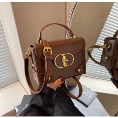 Factory direct supply of new wholesale bags for women, fashionable high-end design, trendy versatile small square bag, single shoulder crossbody bag