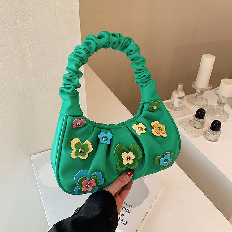 Wholesale Korean niche design bags for women spring new fashion handbags flower armpit bags crossbody bags
