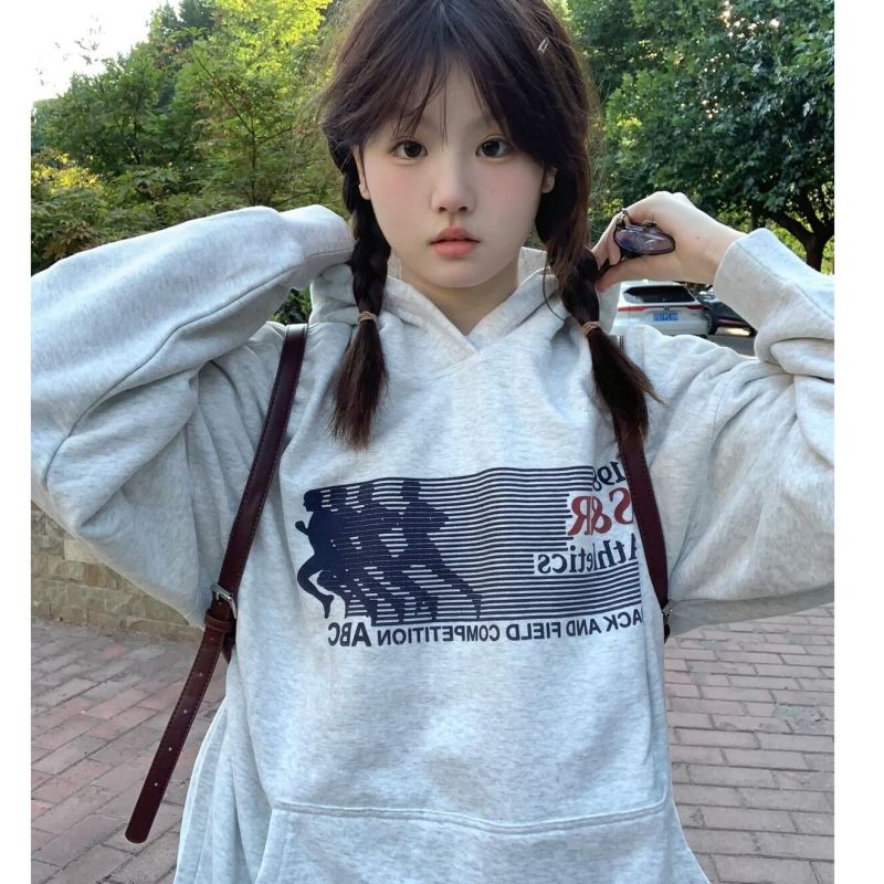 Anti-cotton Chinese cotton composite milk silk 300g silver fox velvet 400g loose hooded sweatshirt