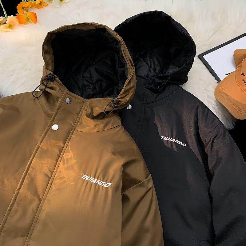 New cotton-padded jacket for men, winter cotton-padded jacket, Korean style trendy bread coat