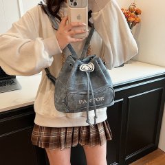 Tuo Fashion Line Puppy Backpack Women's 2024 New Summer Repair Dog Large Capacity Travel Backpack Campus