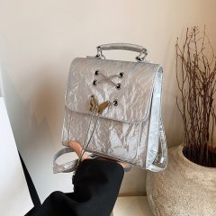 Casual college style women's backpack 2024 new Korean style niche backpack versatile single shoulder portable travel bag