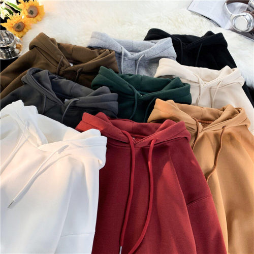 There is no rival in the market, welcome to compare the fully inspected high-quality second-hand 480g plus velvet and thickened hooded sweatshirt jacket Y99