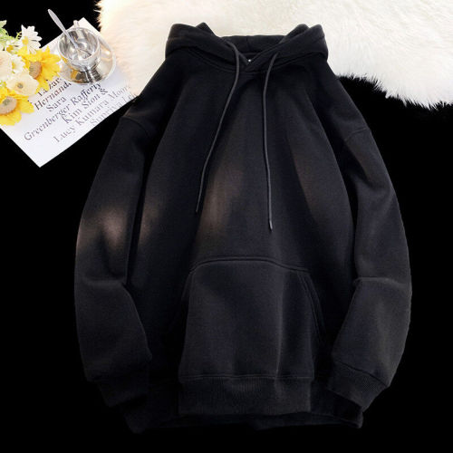 There is no rival in the market, welcome to compare the fully inspected high-quality second-hand 480g plus velvet and thickened hooded sweatshirt jacket Y99
