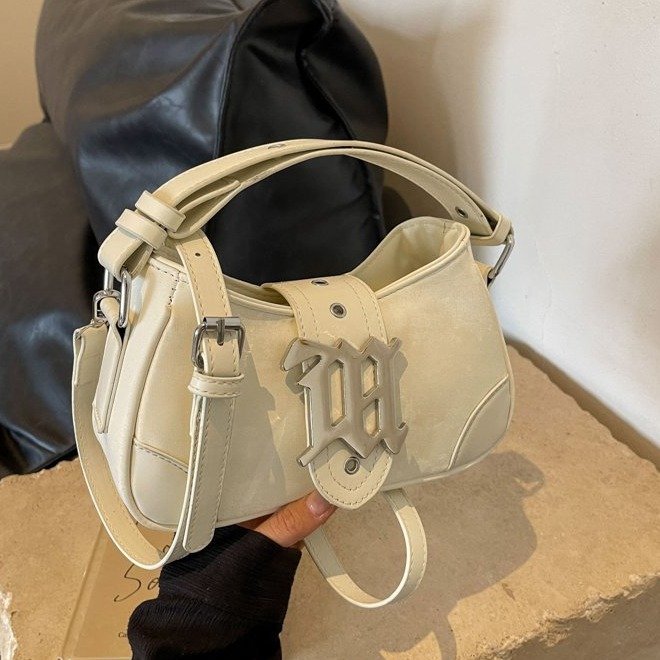 2024 Autumn and Winter New Niche Design Women's Bag Retro Suede Bag Shoulder Handbag 2K Millennium Hot Girl Armpit Bag