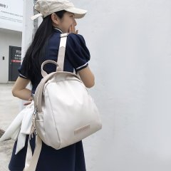 Large-capacity backpack bag for women new women's casual mommy bag multi-purpose wide shoulder strap single shoulder messenger bag shell bag