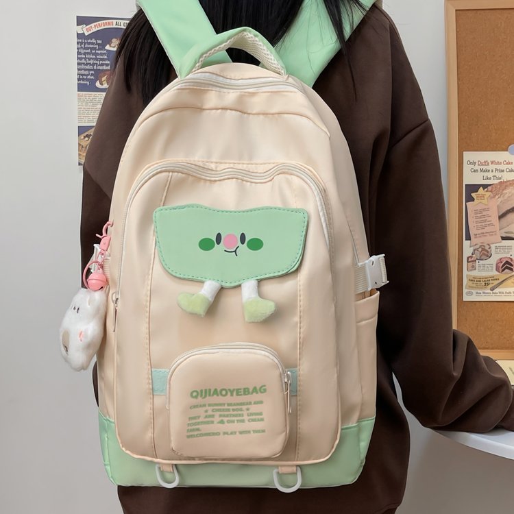 Backpack Women's Large Capacity Backpack for Middle School Students Outdoor Travel Casual Bag Fashion Trendy Backpack