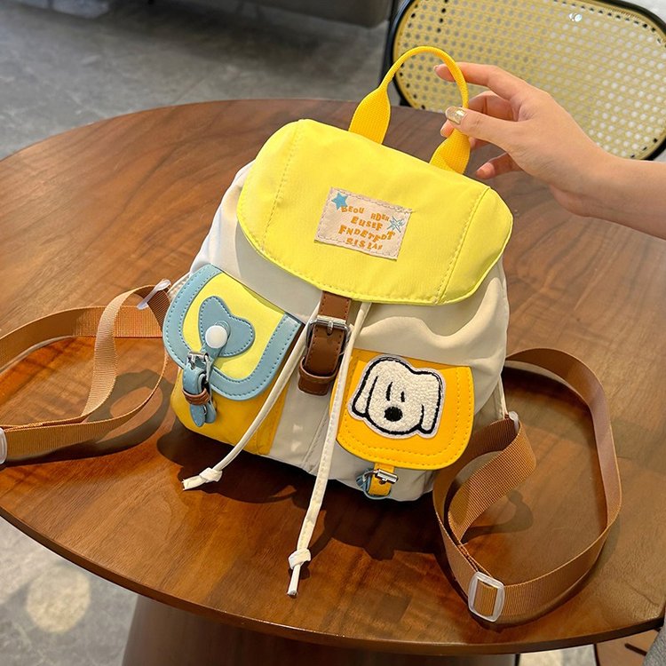 Korean cute ladies and children's bag 2024 new trendy simple shoulder bag carefully selected foreign style school student backpack