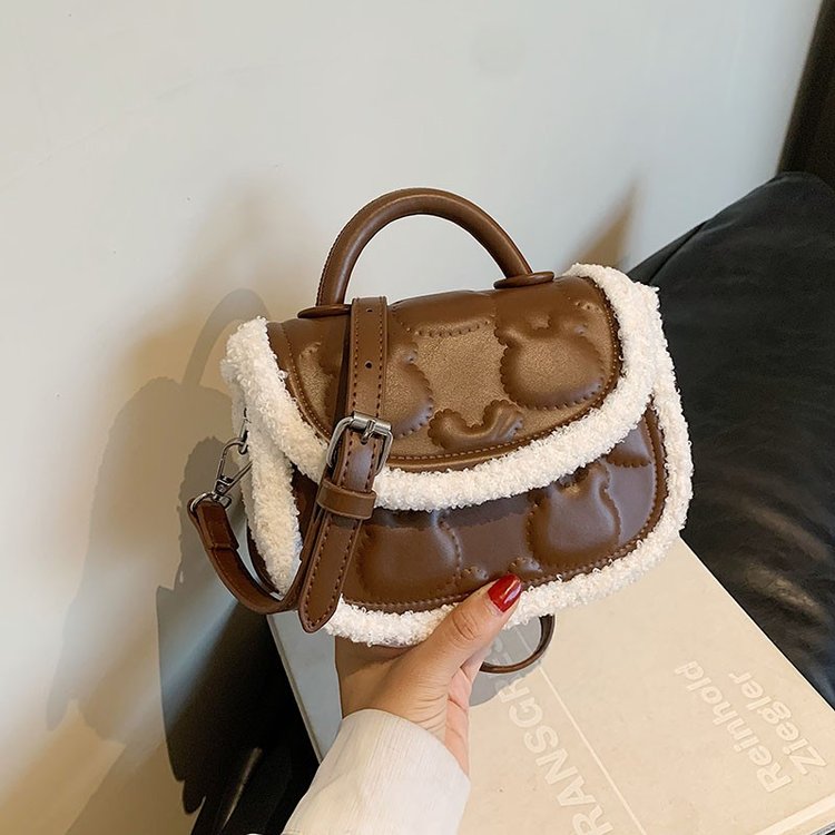 Handbag bag for women autumn new Korean ins girl cute rabbit small square bag high-end shoulder bag