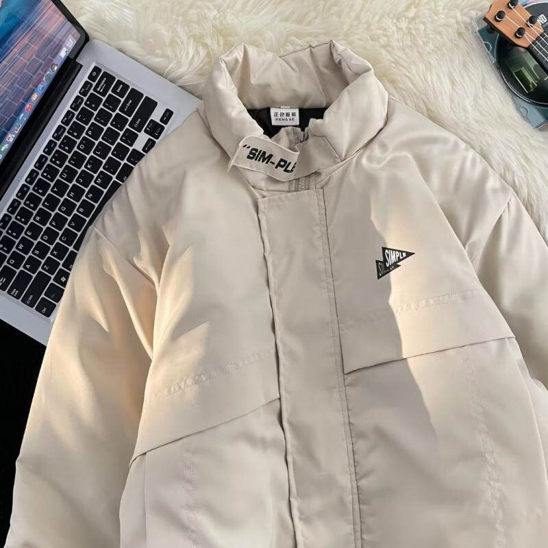 New cotton-padded jacket for men, winter cotton-padded jacket, Korean style trendy bread coat