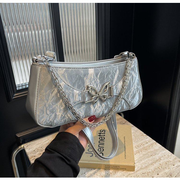 High-end niche design small bag for women 2024 new trendy shoulder crossbody bag, versatile fashionable handheld armpit bag
