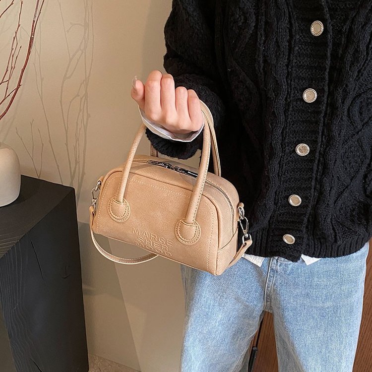 CHARHP&KEJNT Official Authentic Korean Portable Bowling Casual Versatile Small Fresh Single Shoulder Crossbody Women's Bag
