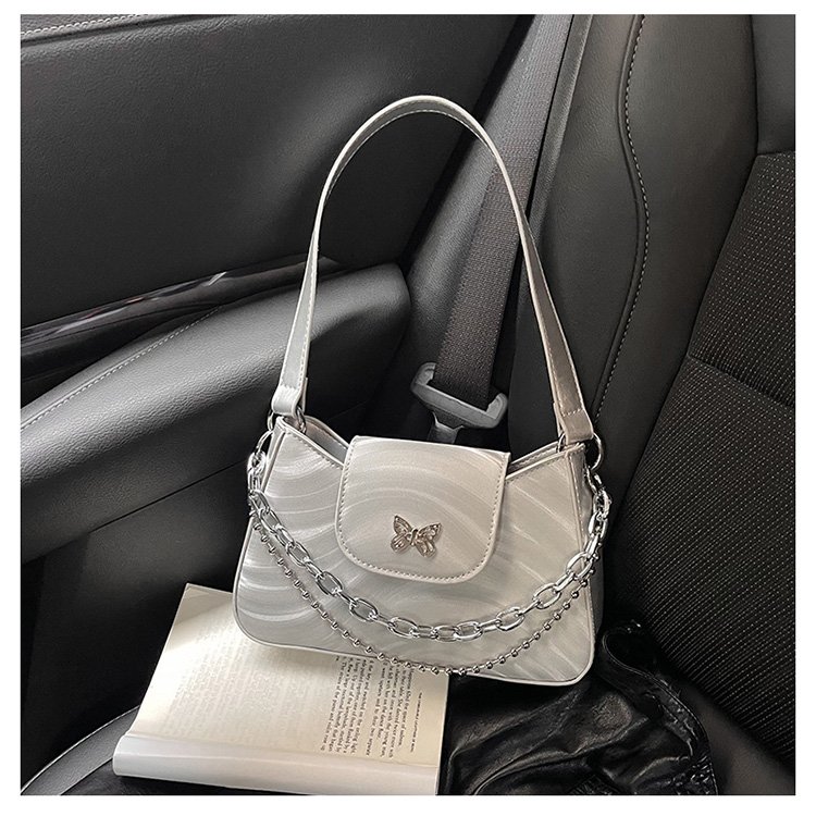 CHARHP&KEJNT authentic high-end fashion butterfly new model simple small square bag casual armpit bag