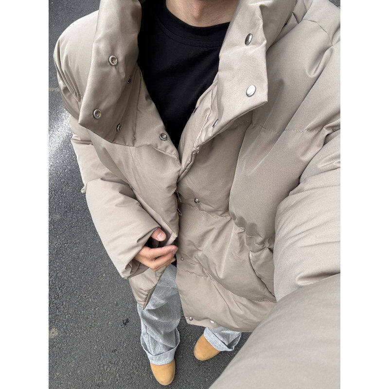 New structure rivets, cotton thickening, loose and versatile cotton coat