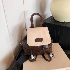 Korean autumn and winter fashion ins girl bag new niche simple commuter backpack versatile small backpack