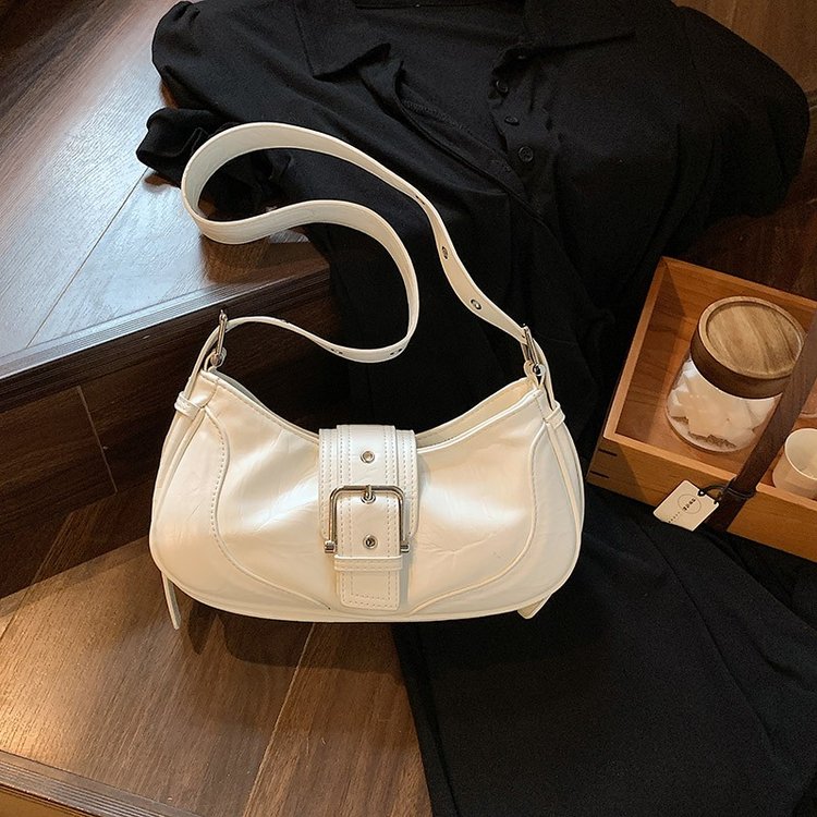 Korean ins bag women summer new retro hot girl armpit bag niche versatile texture single shoulder crossbody bag