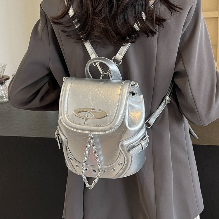 Guangzhou women's bag original fog pink backpack female millennium hot girl crocodile pattern small backpack commuter handbag cross-border
