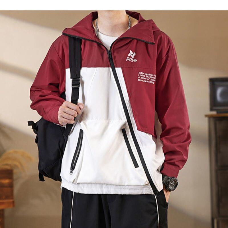 Autumn high-quality outdoor warm men's and women's jackets with diagonal zippers, windproof and waterproof autumn