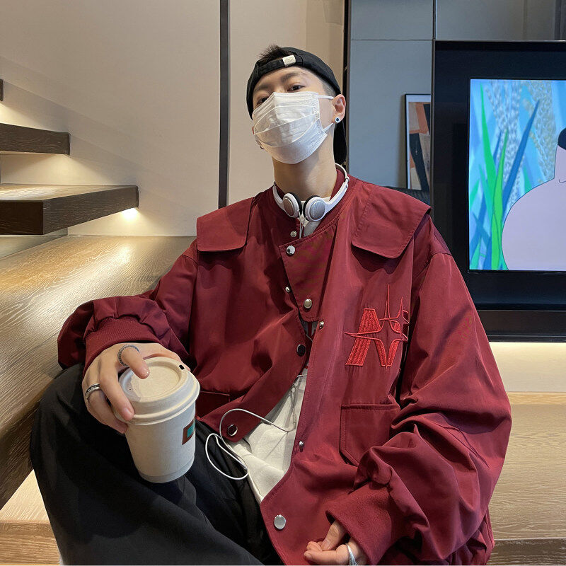 Spring clothing quality spring new baseball uniform jacket 100 polyester fiber
