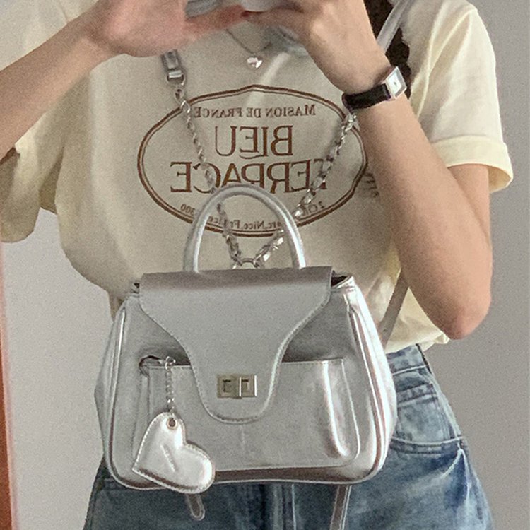 This year's popular beaded small bags for women 2024 new simple fashion handbags trendy versatile shoulder crossbody bag