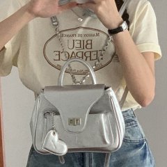 This year's popular beaded small bags for women 2024 new simple fashion handbags trendy versatile shoulder crossbody bag