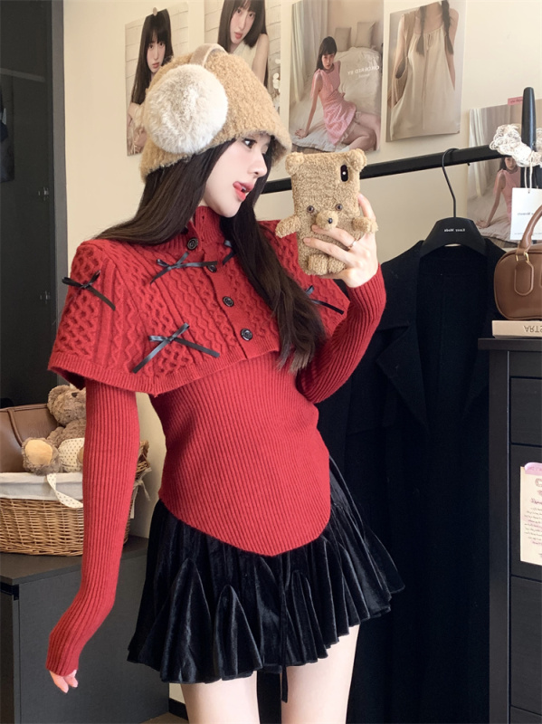 New inner wear for women in autumn and winter new fashionable design two sweaters