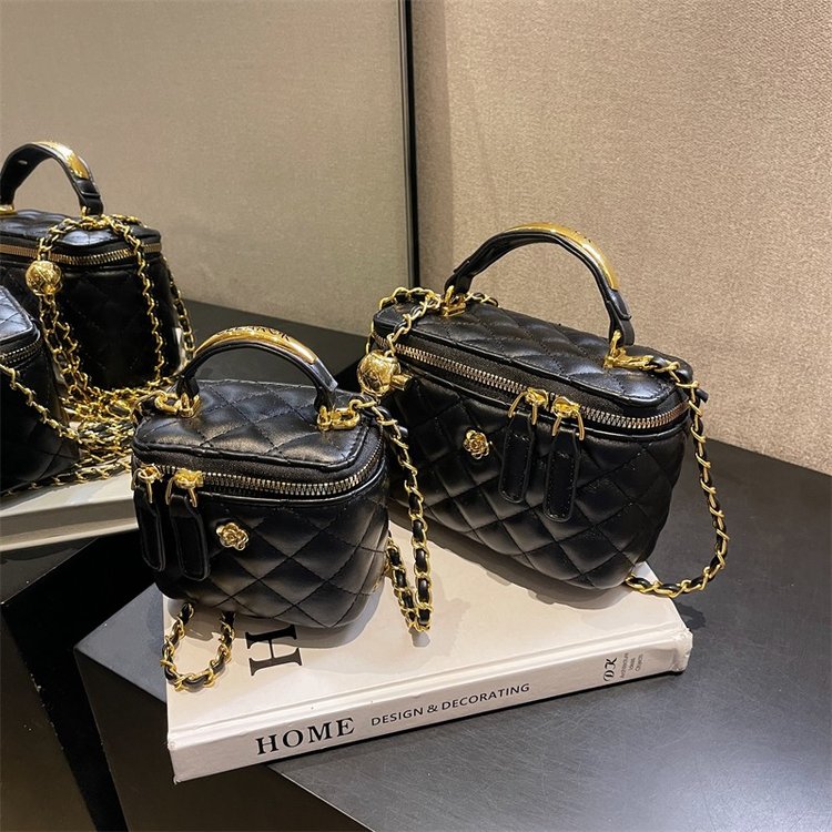 Square box bag, new small bag, trendy and fashionable rhombus women's bag, foreign style, crossbody bag, small bag, versatile for women
