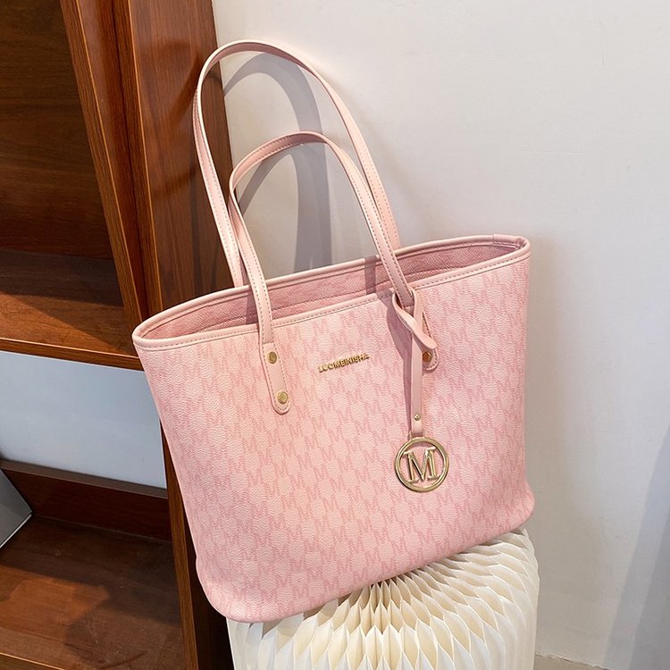 Large-capacity bag women's new fashionable shoulder tote bag versatile niche high-end handbag