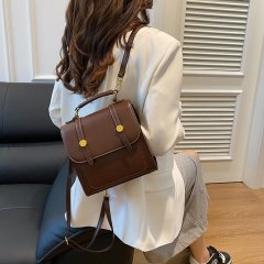 Large-capacity fashionable college style simple temperament autumn new style casual women's single shoulder backpack