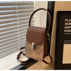 Korean version of beautiful small cross-body bag for women 2024 new style personalized small square bag fashionable and stylish cross-body mobile phone bag