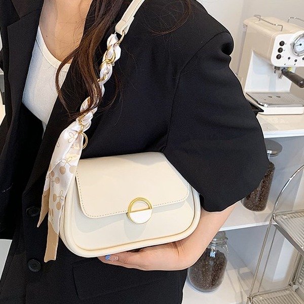 Textured armpit bag for women summer new trendy fashion chain bag small square bag ins single shoulder crossbody small square bag