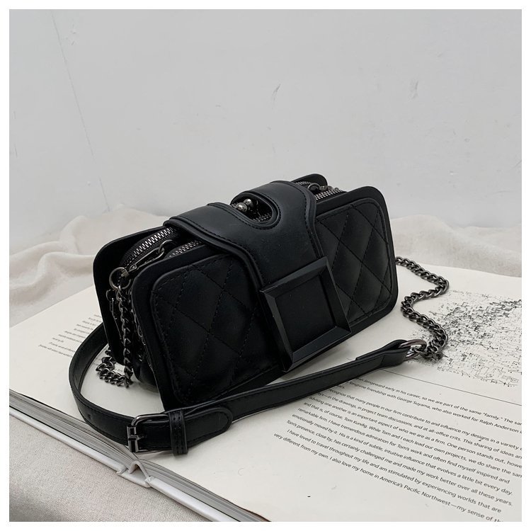 New autumn and winter rhombus women's small bag new trendy fashion popular versatile shoulder bag internet celebrity crossbody bag