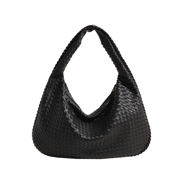 Cross-border French woven large-capacity bag for women, new versatile niche dumpling bag, shoulder armpit bag, tote bag