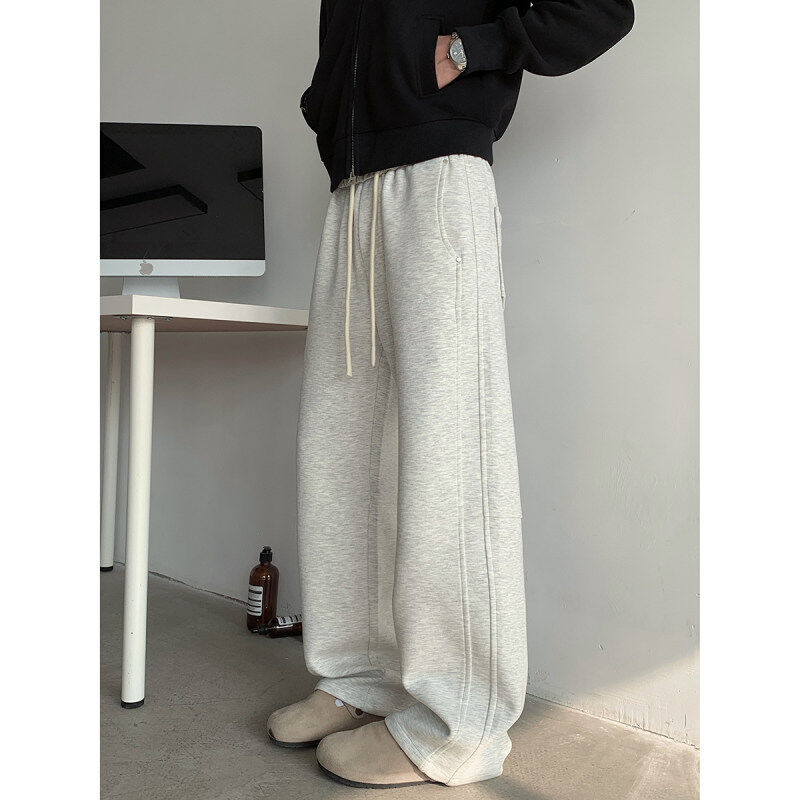Autumn and winter heavyweight thickened 450g 2 three-dimensional cutting machete sports casual pants