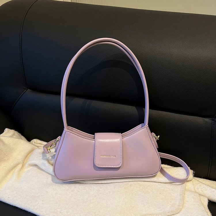 Textured handbags, niche armpit bags, new fashion commuter bags, baguette bags, versatile single shoulder crossbody bags