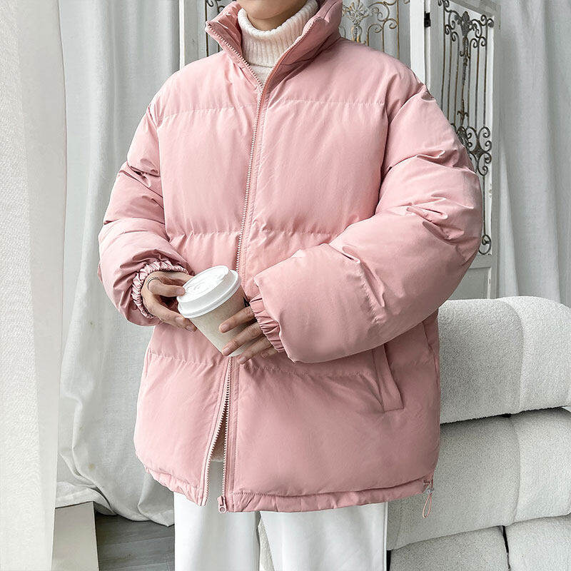 Couple's large size thickened cotton padded jacket