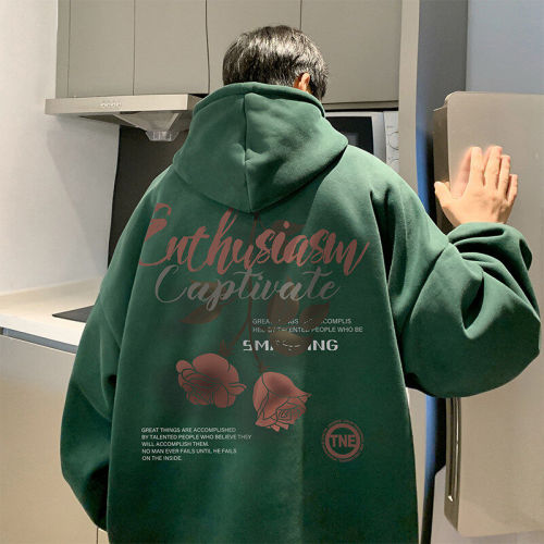 Live broadcast quality 360g heavyweight American printed sweatshirt