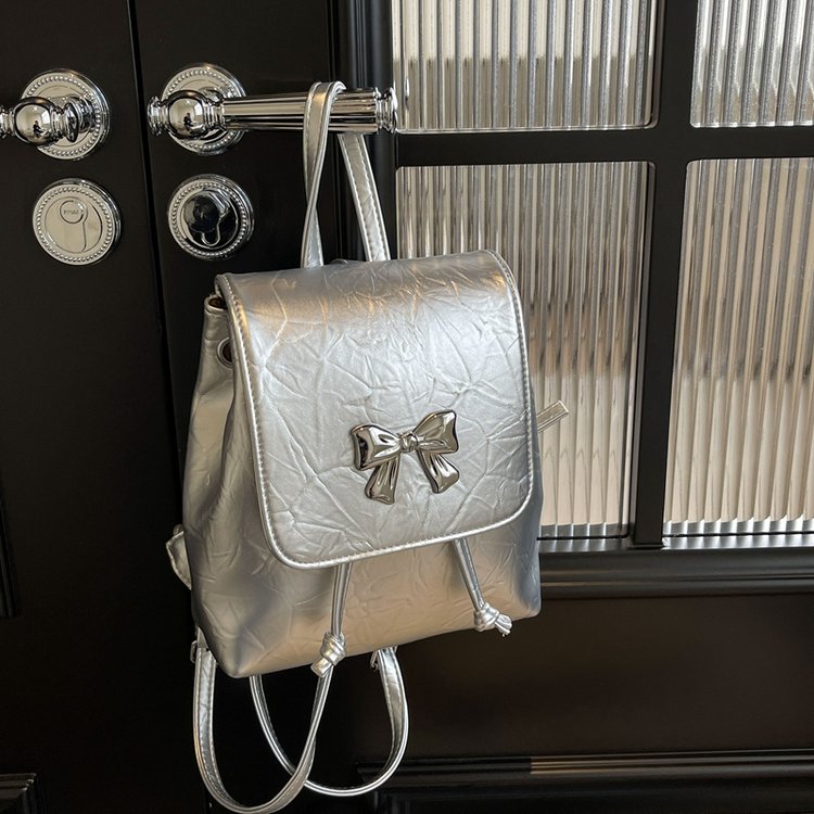 Ballet Style Niche Backpack Women's 2024 New Fashion Cute Small Backpack Versatile Casual Commuting Backpack